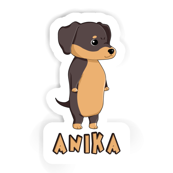 Dachshund Sticker Anika Laptop Image