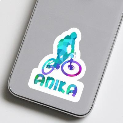 Anika Sticker Downhiller Laptop Image