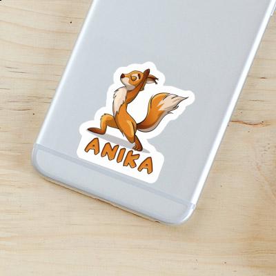 Yoga Squirrel Sticker Anika Image