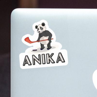 Anika Sticker Ice Hockey Panda Laptop Image