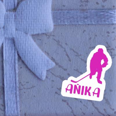 Sticker Hockey Player Anika Laptop Image