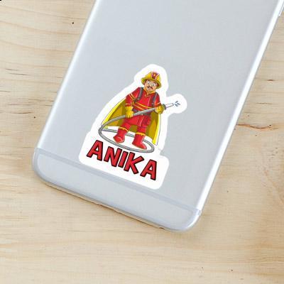 Sticker Firefighter Anika Laptop Image