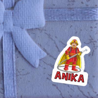 Sticker Firefighter Anika Notebook Image