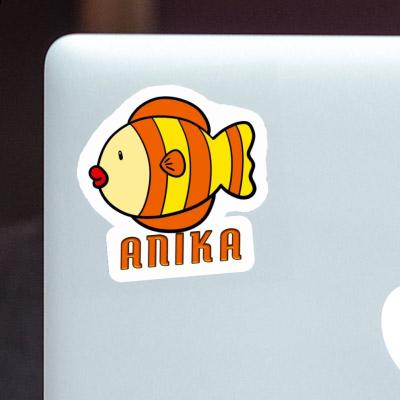 Aufkleber Fisch Anika Laptop Image