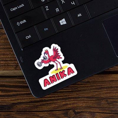 Gewichtheber Sticker Anika Laptop Image