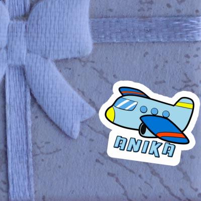 Sticker Anika Airplane Gift package Image