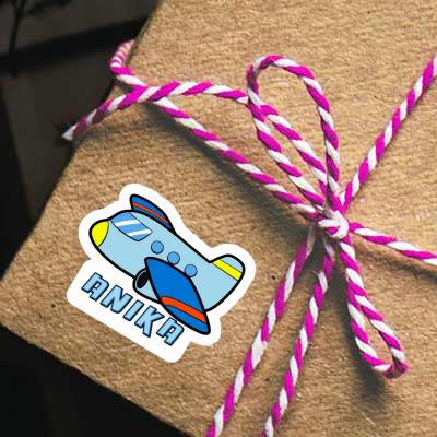 Sticker Anika Airplane Gift package Image