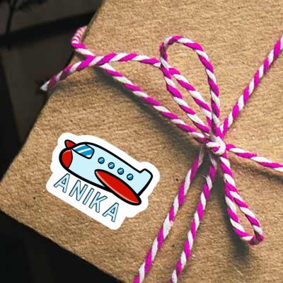 Sticker Anika Plane Gift package Image