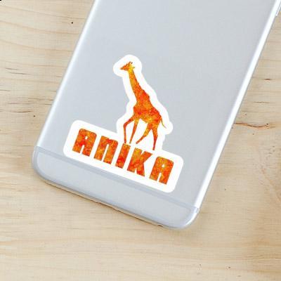 Anika Autocollant Girafe Notebook Image