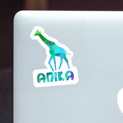 Sticker Giraffe Anika Laptop Image