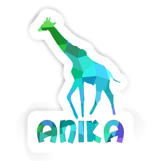 Aufkleber Anika Giraffe Laptop Image