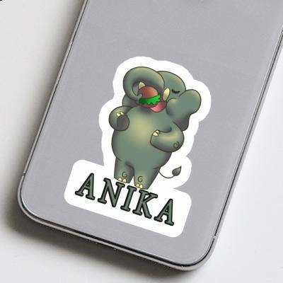 Anika Autocollant Éléphant Laptop Image