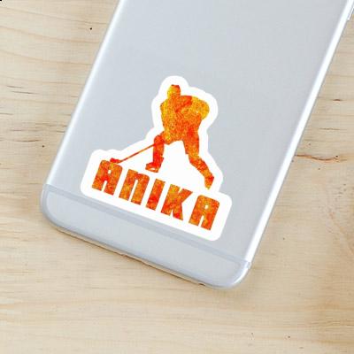 Sticker Hockey Player Anika Image