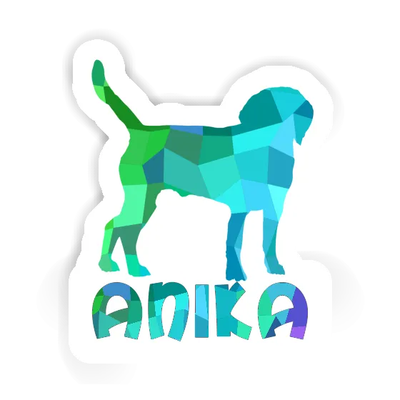 Anika Autocollant Chien Notebook Image