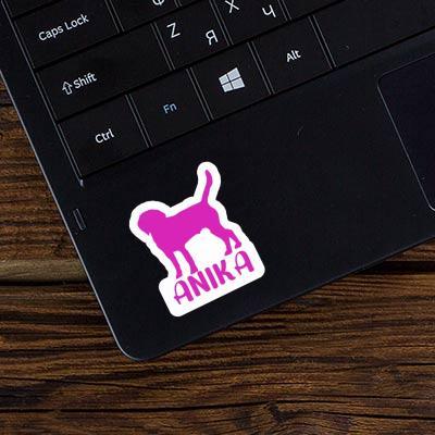 Anika Aufkleber Hund Laptop Image