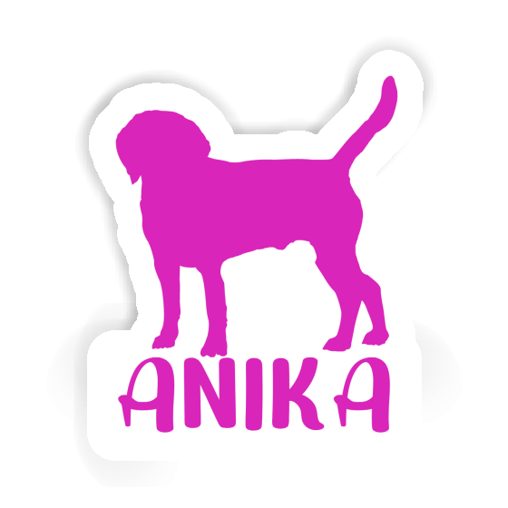 Dog Sticker Anika Notebook Image