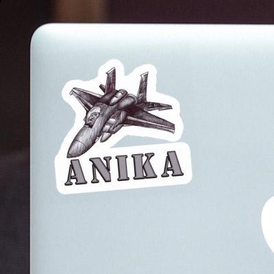 Sticker Anika Plane Laptop Image