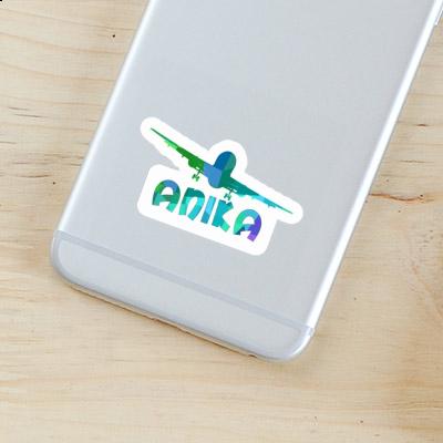 Anika Sticker Airplane Notebook Image