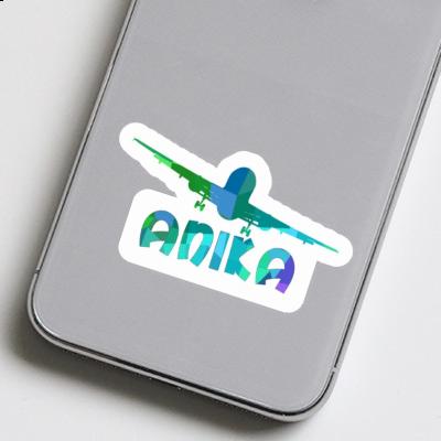 Sticker Airplane Anika Notebook Image