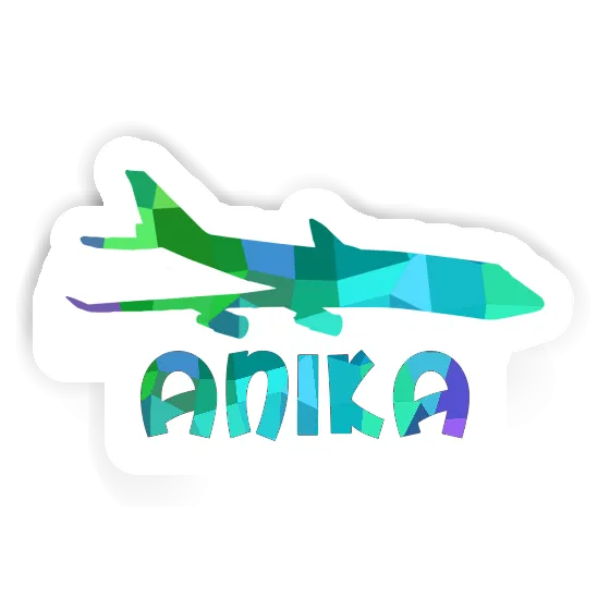 Anika Autocollant Jumbo-Jet Image