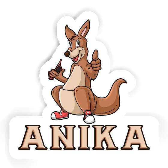 Sticker Kangaroo Anika Laptop Image