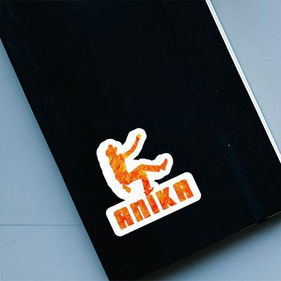 Sticker Kletterer Anika Laptop Image