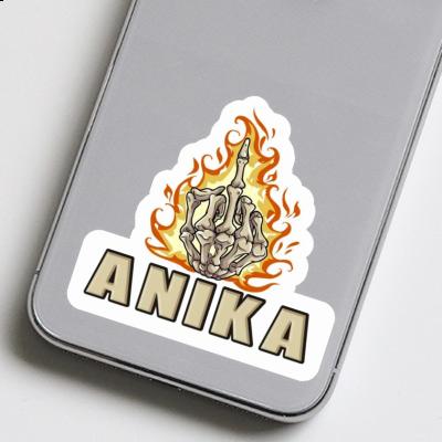 Sticker Anika Middlefinger Gift package Image