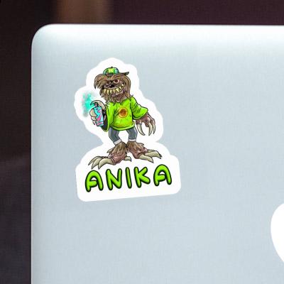 Sprayer Sticker Anika Laptop Image