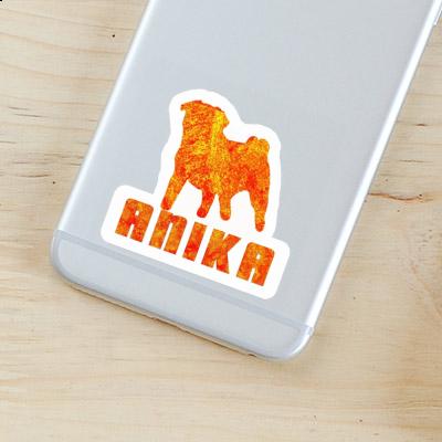 Sticker Anika Pug Image