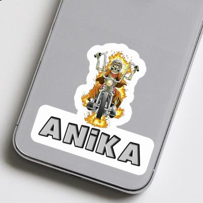 Autocollant Motocycliste Anika Laptop Image