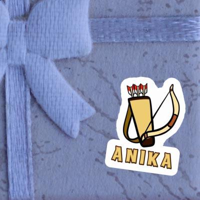 Arrow Bow Sticker Anika Notebook Image