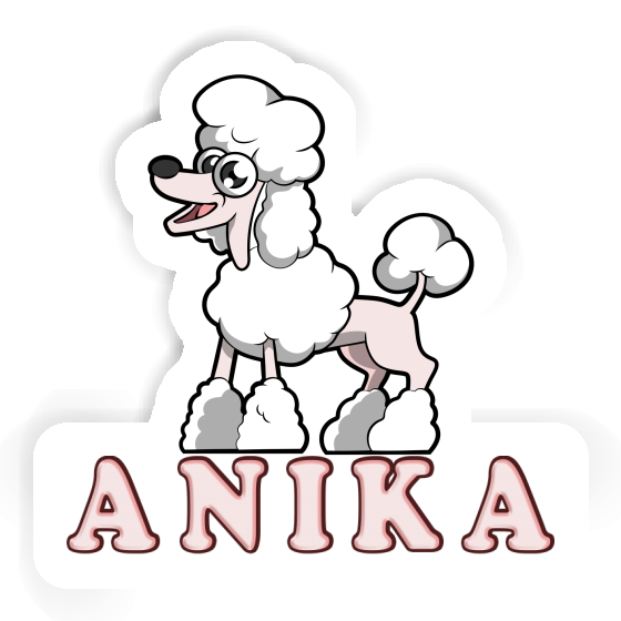 Poodle Sticker Anika Notebook Image