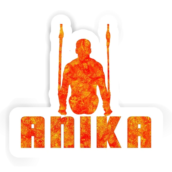 Anika Sticker Ring gymnast Notebook Image