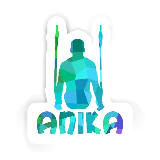 Sticker Anika Ring gymnast Notebook Image