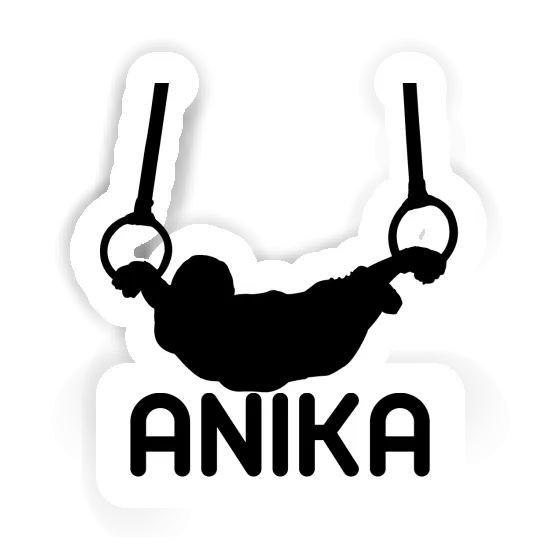 Ring gymnast Sticker Anika Notebook Image