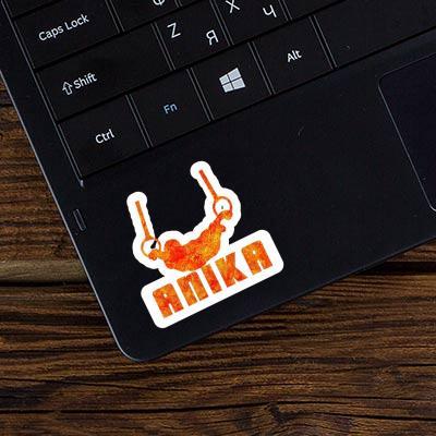 Sticker Anika Ring gymnast Laptop Image