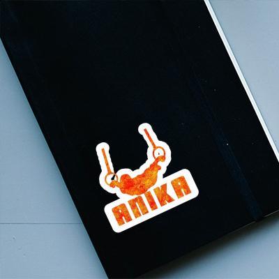 Sticker Anika Ring gymnast Notebook Image