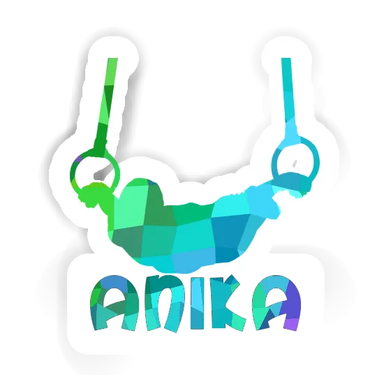 Sticker Anika Ring gymnast Notebook Image