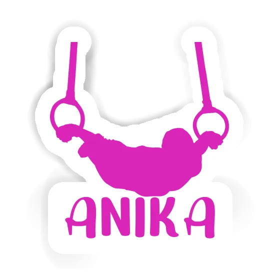 Sticker Ring gymnast Anika Notebook Image