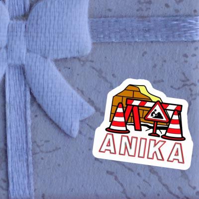 Anika Sticker Baustelle Notebook Image