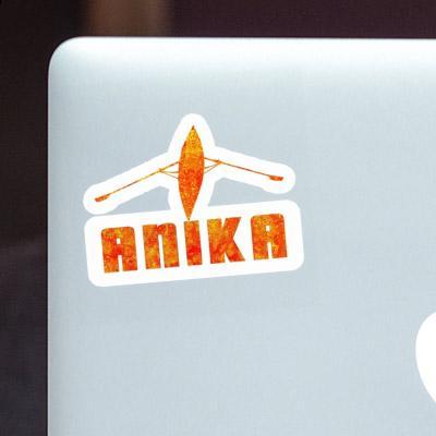 Anika Sticker Ruderboot Laptop Image