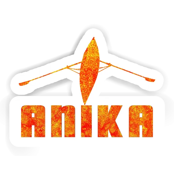 Anika Sticker Ruderboot Notebook Image