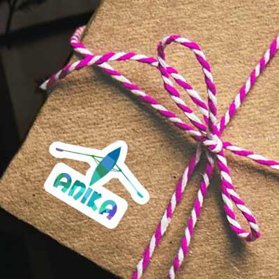 Anika Sticker Ruderboot Laptop Image