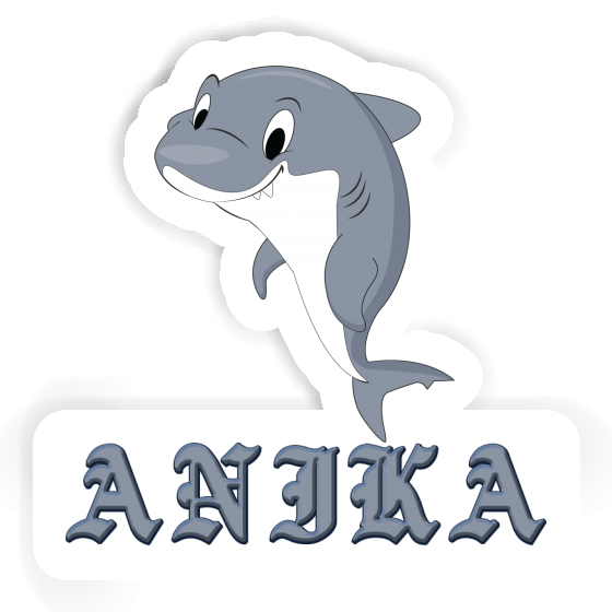 Anika Autocollant Requin Laptop Image