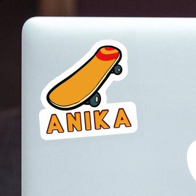 Aufkleber Anika Skateboard Laptop Image