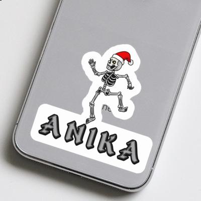 Sticker Anika Christmas Skeleton Gift package Image