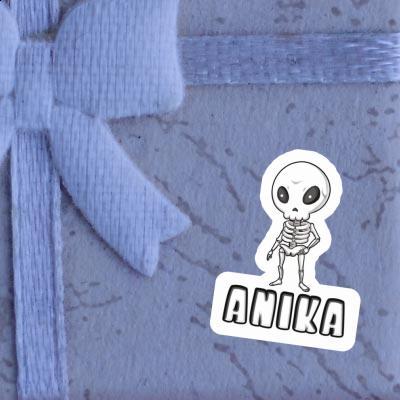 Sticker Anika Skeleton Gift package Image