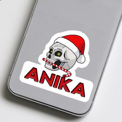 Sticker Anika Christmas Skull Gift package Image