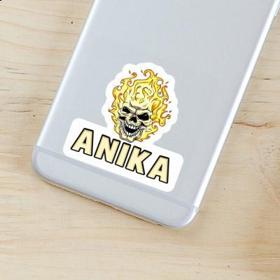 Anika Sticker Skull Notebook Image