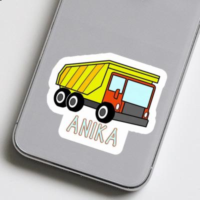 Anika Autocollant Camion à benne Notebook Image